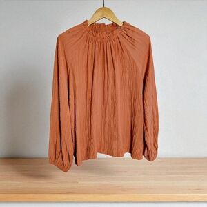 Prologue Vintage Terracotta Orange Sz XXL Blouse